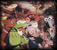 The cast of Muppets From Space