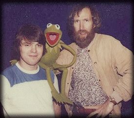 Terry Angus, Jim Henson, and Kermit.