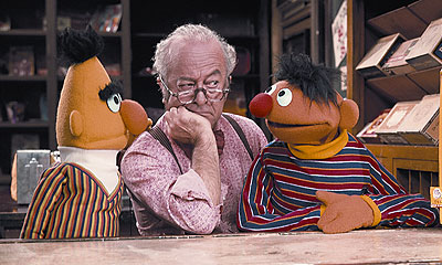 Bert, Mr. Hooper and Ernie